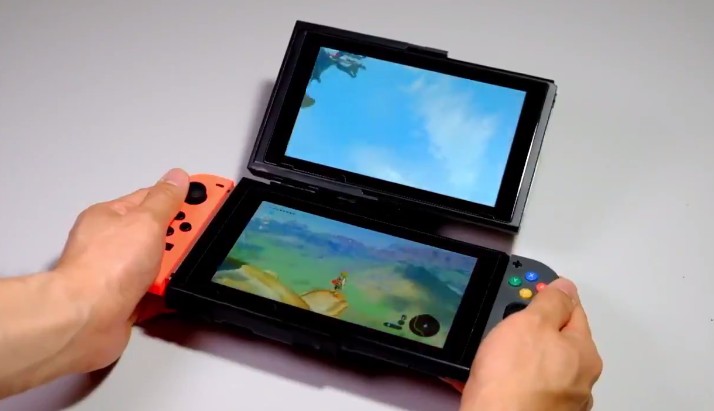 Nintendo Switch dual screen mock-up